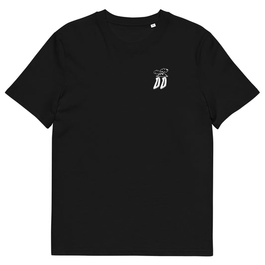 DD Connected Culture Bio T-Shirt Schwarz Vorderseite – Nachhaltige Streetwear